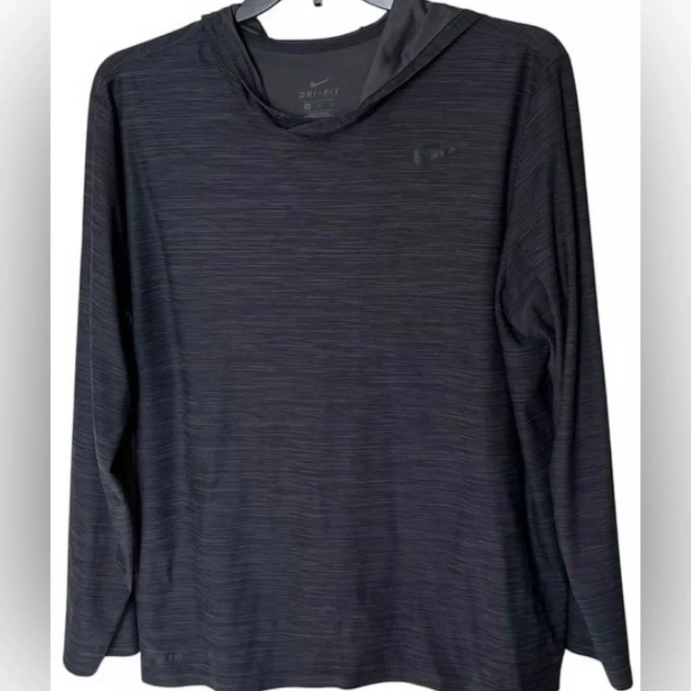 Nike Charcoal Black Men’s Long Sleeve Hoodie Size‎ Large